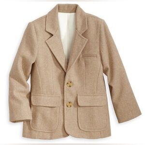 NWT Bella Bliss Wool Blend Camel Blazer Jacket Size 7